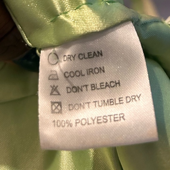 Sage Green Princess One Shoulder Chiffon Evening Dress - Picture 4 of 5